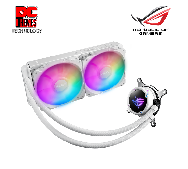 ROG STRIX LC II 240 ARGB ホワイトエディション ASUS ROG Strix LC II 240mm ARGB [White] AIO Liquid Cooler